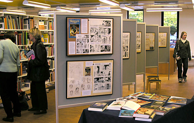 Biblioteks udstilling